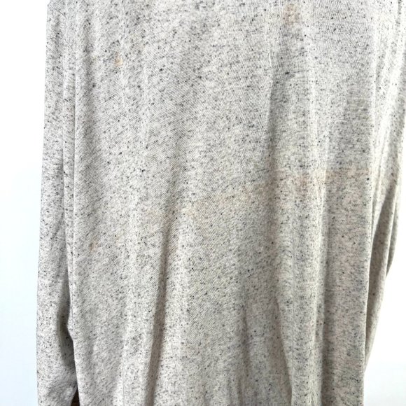 J. Jill Button Front Top Twist Long Sleeve Collared Supima Cotton Womens 3X Gray - Picture 7 of 12